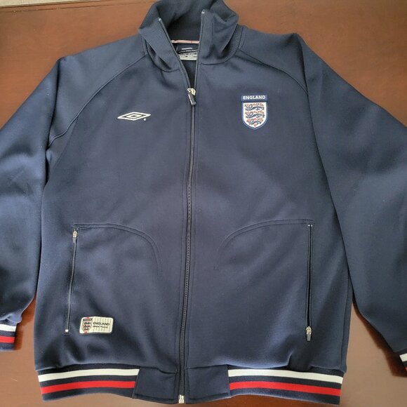 Umbro Dark Blue England Performance Jacket - Picture 1 of 6